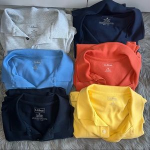 bundle of mens llbean polos
